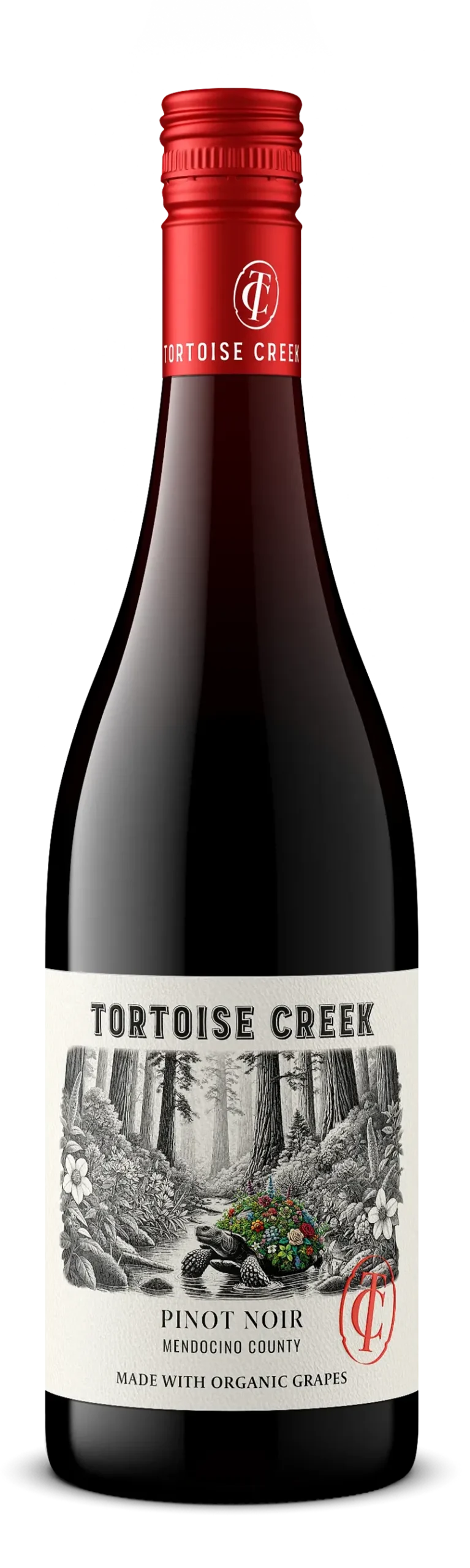 Tortoise Creek Pinot Noir bottle shot